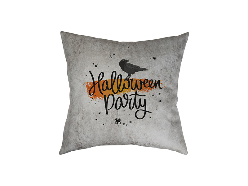 Craft Express 4 Pack Grey Vegan Leather Sublimation Pillow Covers – 18"x18" with Zipper
