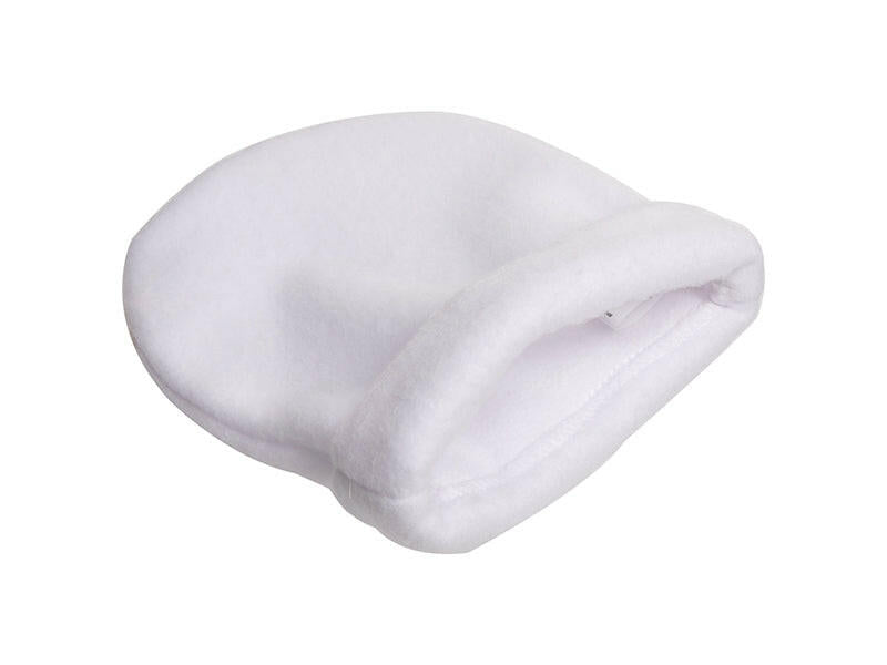 Craft Express 4 Pack Fleece Sublimation Baby Hats – Soft White Beanie Blanks
