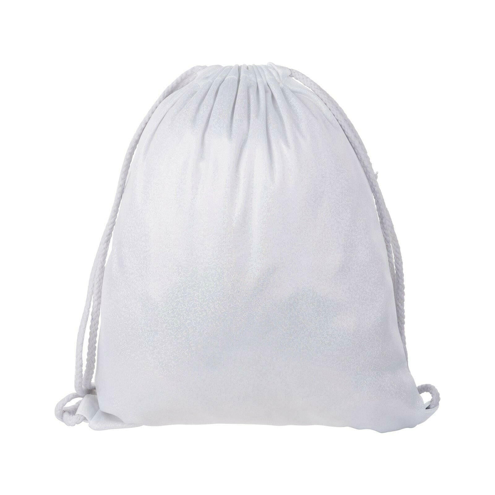 Glitter Sublimation Drawstring Backpacks - 2 Pack - Craft Express -