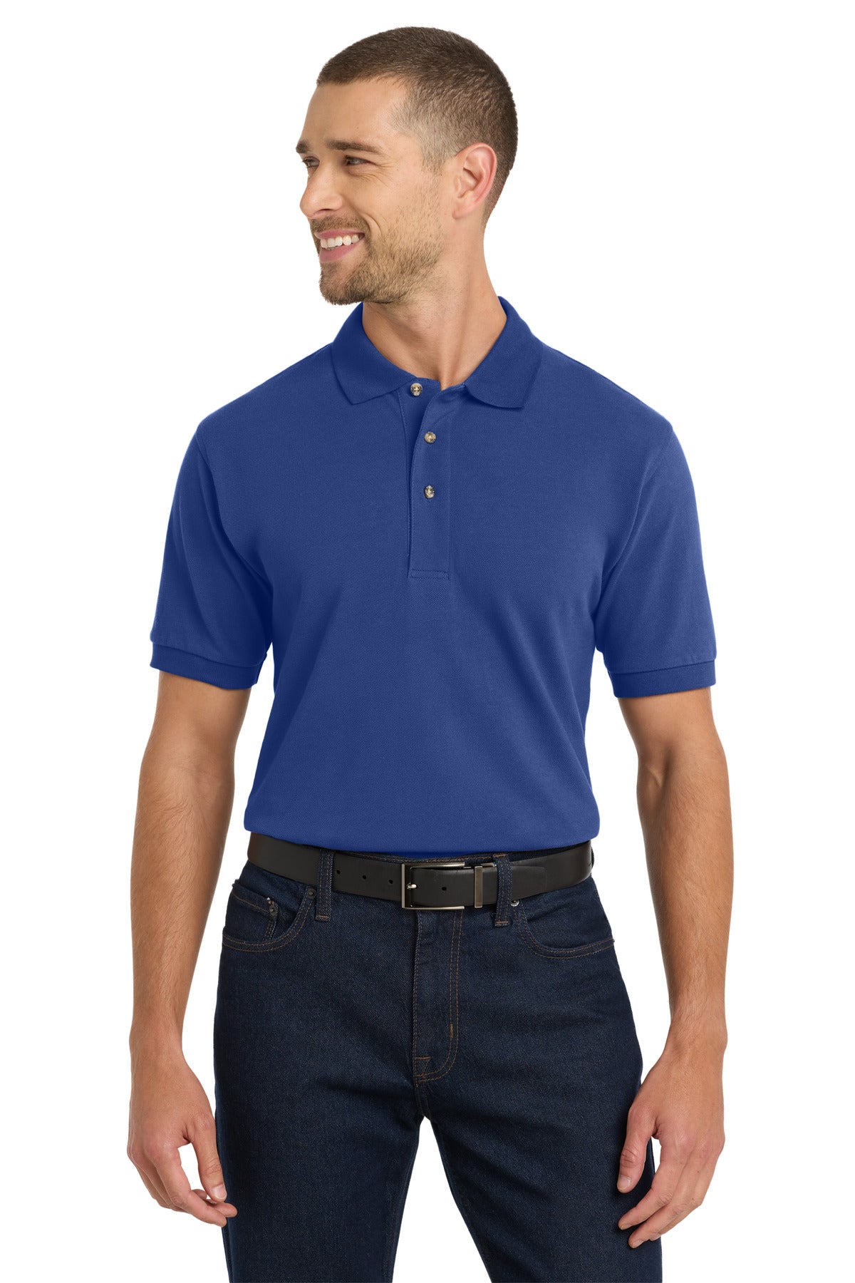 Port Authority ® Heavyweight Cotton Pique Polo. K420