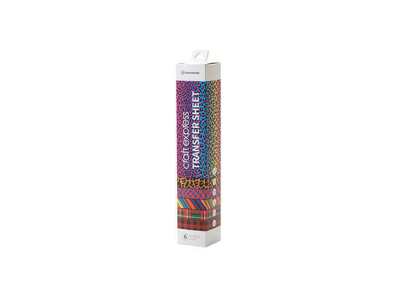 Large Sublimation Transfer Sheets Assortment Pack – Multi-Colored, Vibrant Designs - Craft Express -