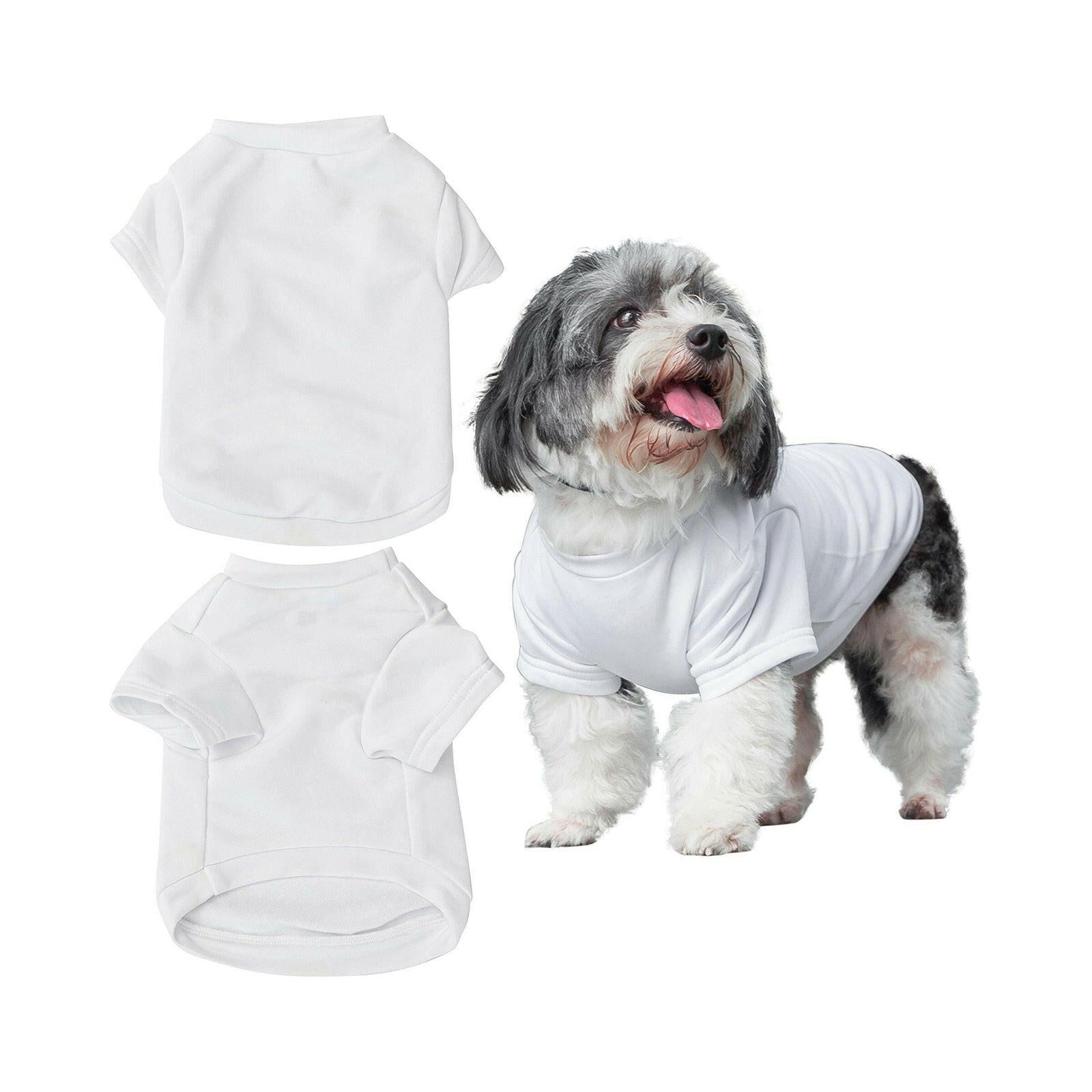 Craft Express 2 Pack Medium Sublimation Pet T-Shirt – White Polyester.