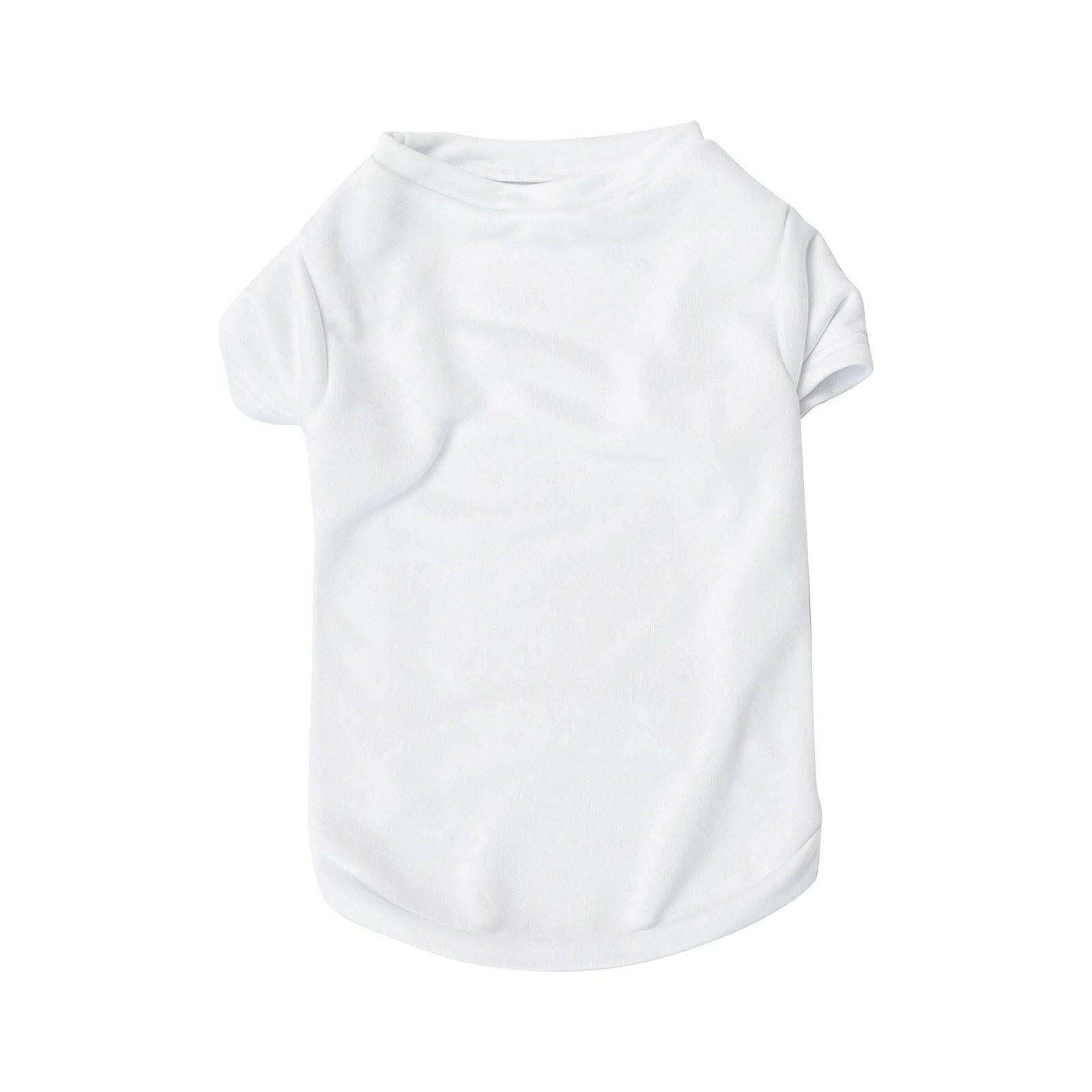 Craft Express 2 Pack Medium Sublimation Pet T-Shirt – White Polyester.