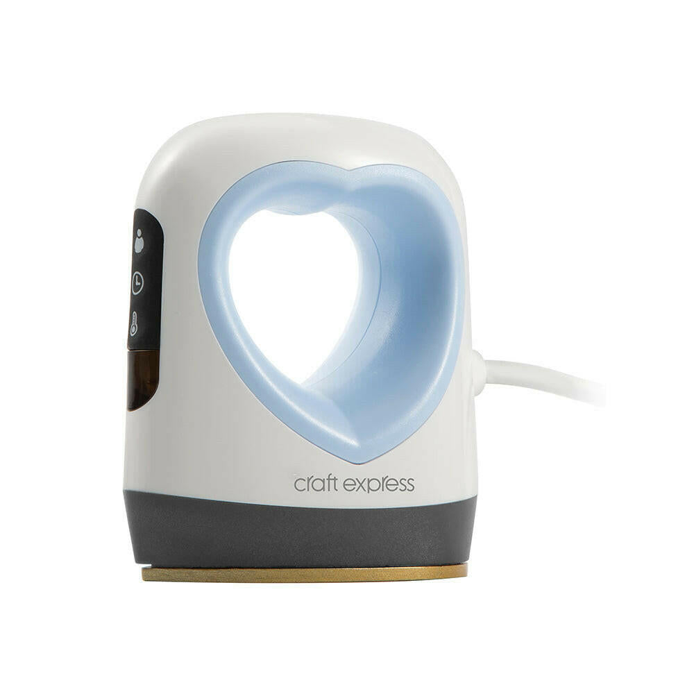 Craft Express Small Handheld Heat Press – Mini 3.5" x 2.25" for Sublimation & HTV.