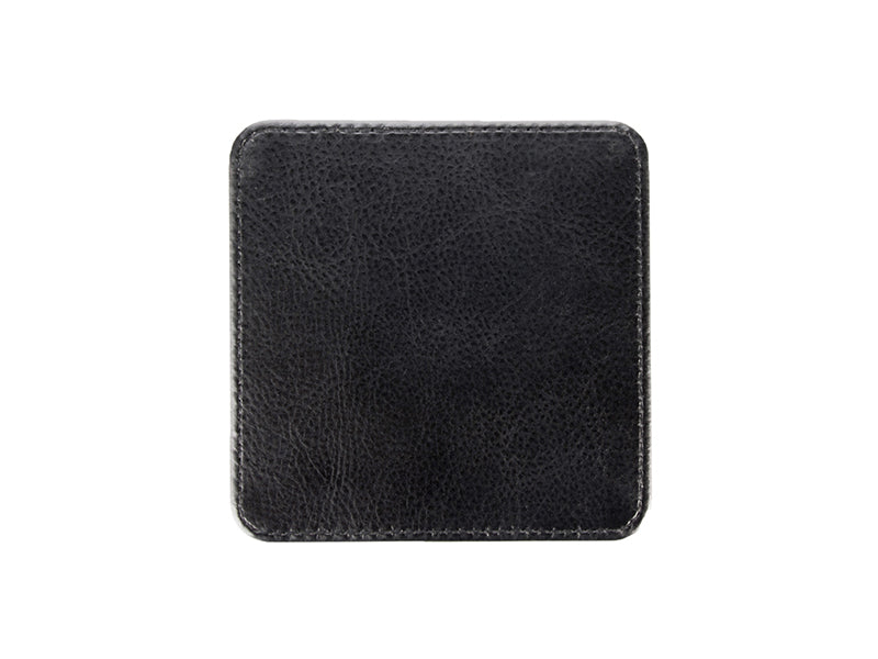 Craft Express 4 Pack Square Vegan Leather Sublimation Coasters – 4"x4" White