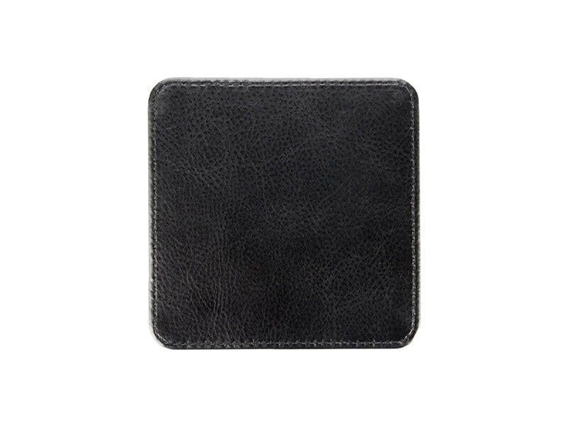 Craft Express 4 Pack Square Vegan Leather Sublimation Coasters – 4" x 4" White