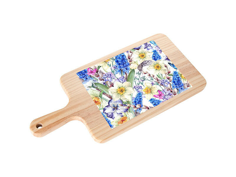 Craft Express Cheese Board with Ceramic Sublimation Tile – Custom Bamboo Gift