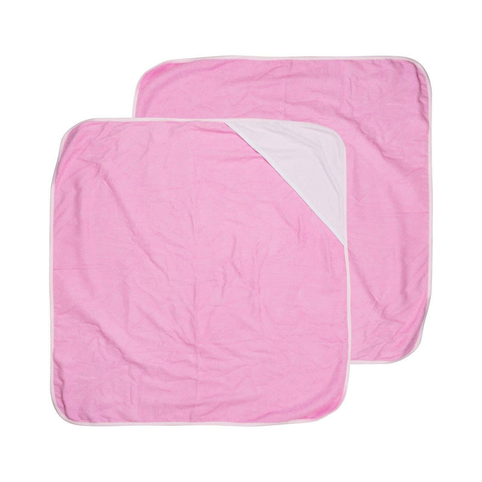 Pink Sublimation Hooded Towels - 2 Pack - Craft Express