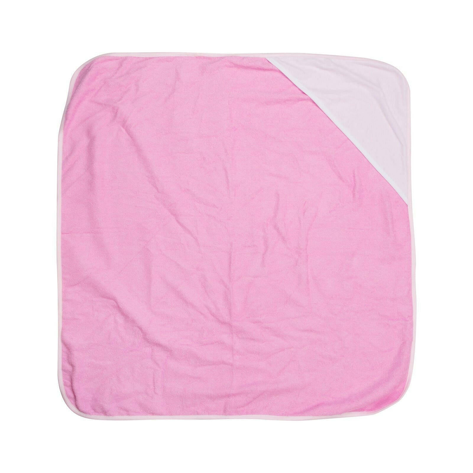 Pink Sublimation Hooded Towels - 2 Pack - Craft Express - 2
