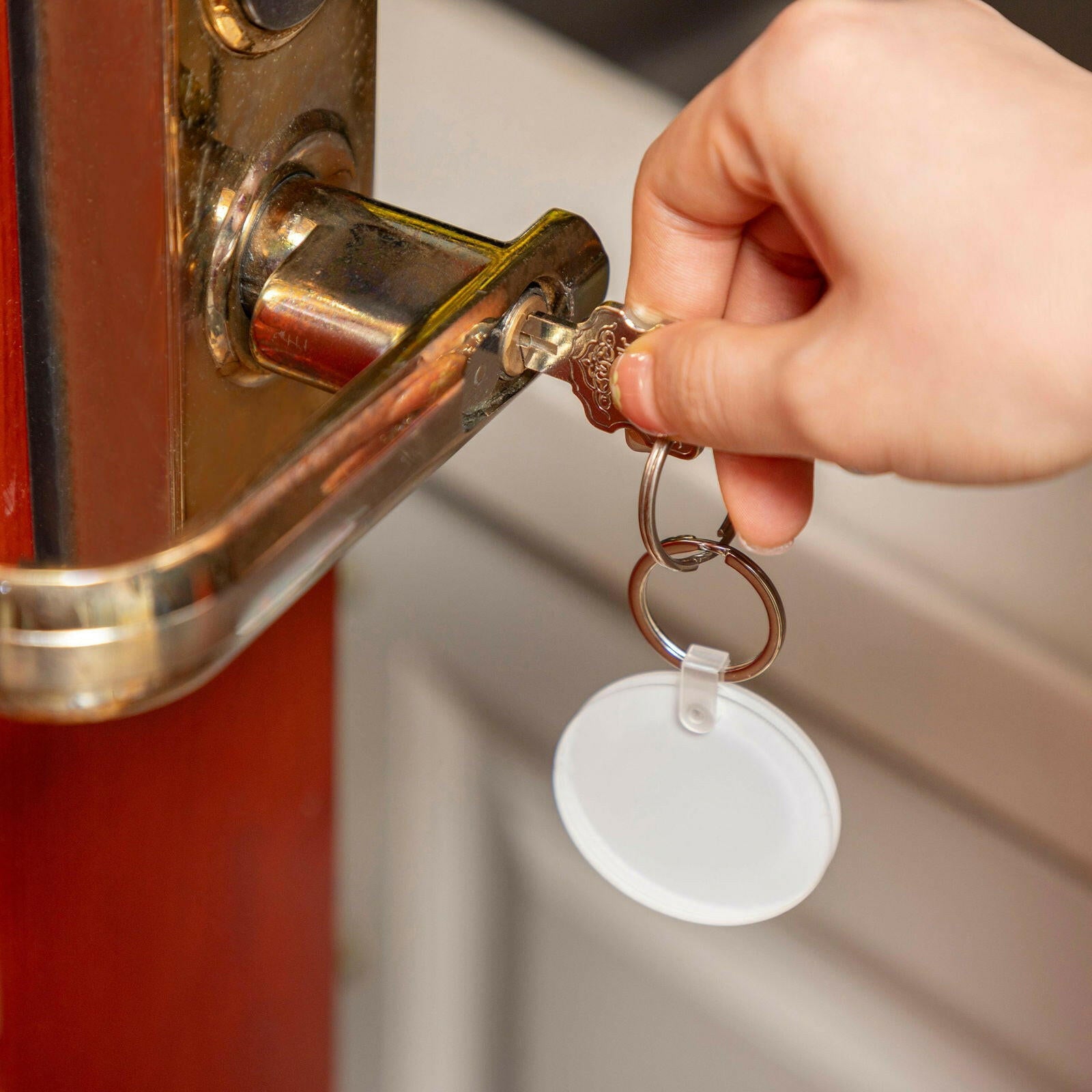 Craft Express 4-Pack Acrylic Round Keyrings – Sublimation & UV DTF Blanks.