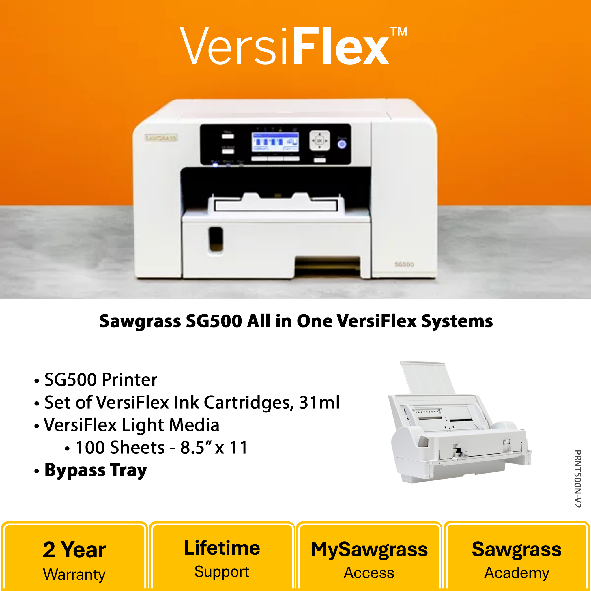 Sawgrass SG500 VersiFlex Printer Kit – All-in-One Custom Printing System for Fabric, Wood, Ceramics & More