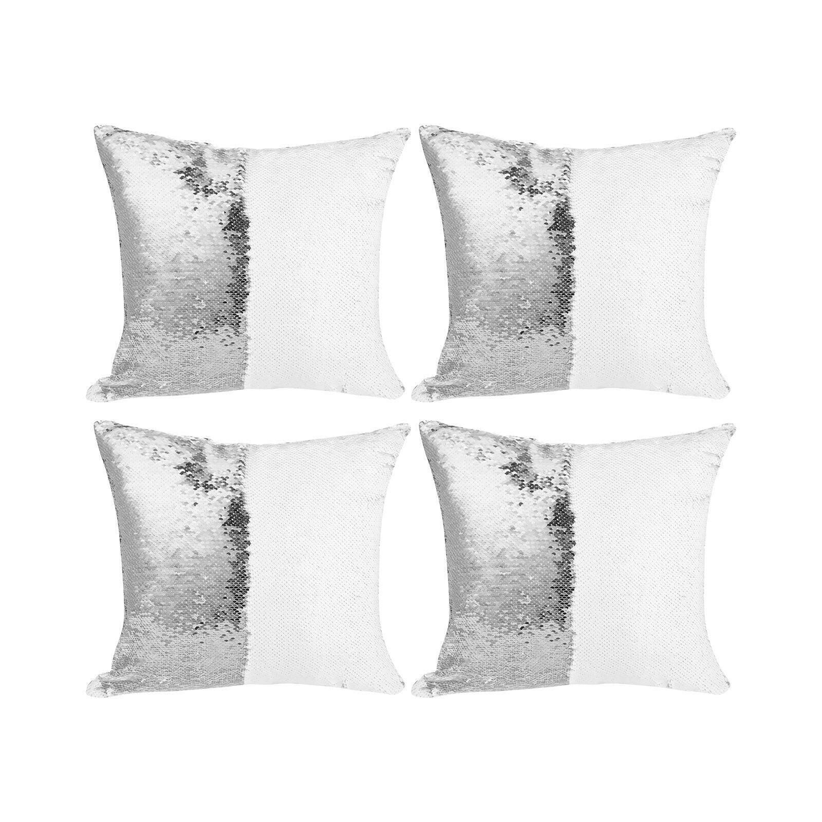 Sequin Sublimation Pillow Covers - 4 Pack - Craft Express -