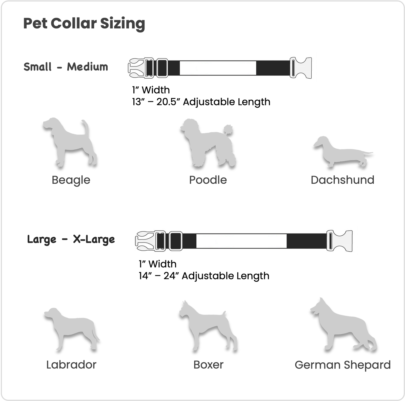 Sublimation Pet Collars - 4 Pack - Craft Express -