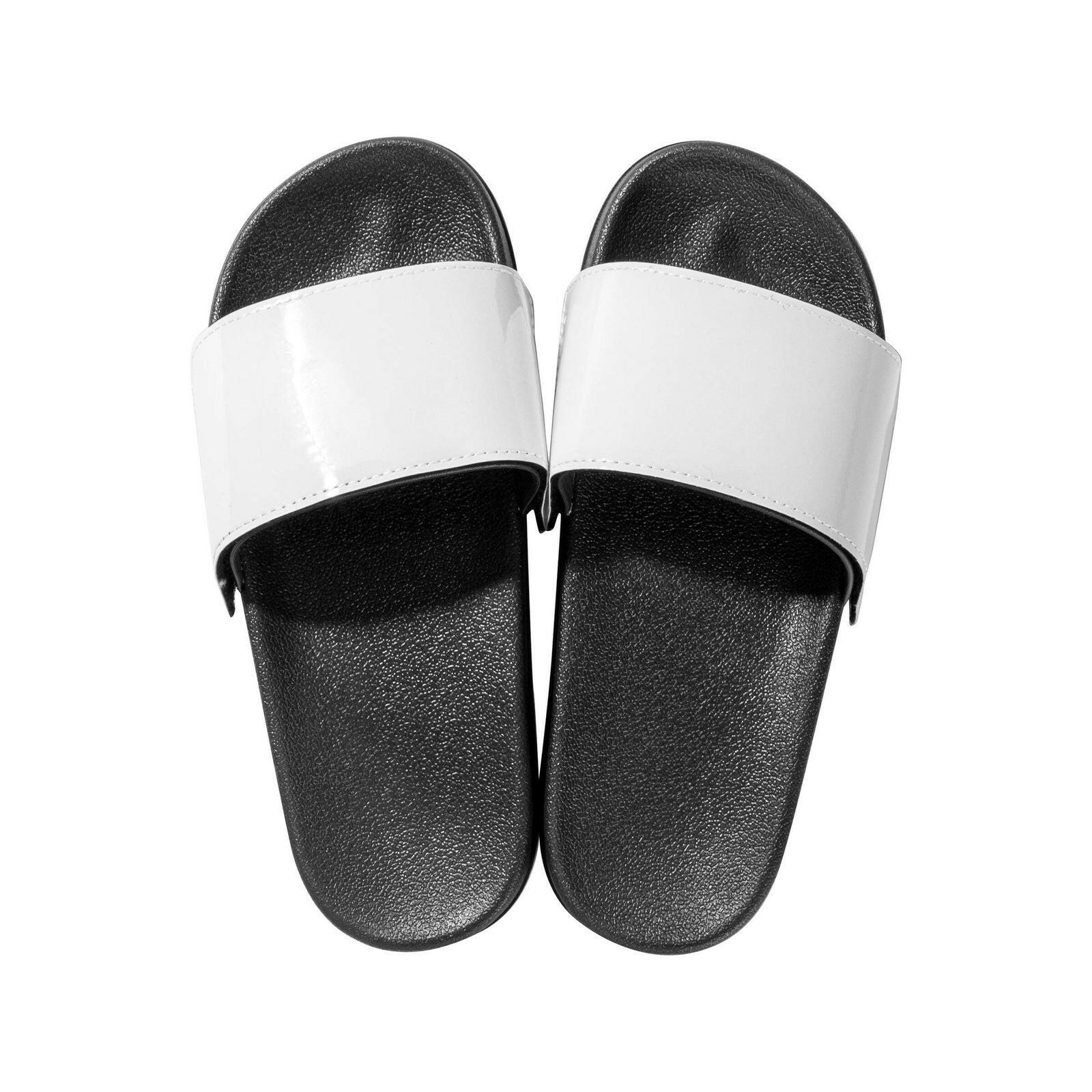 Craft Express Vegan Leather Sublimation Sliders – Adult Size Custom Slide Sandals.