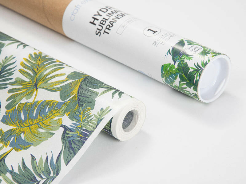 Hydro Sublimation Transfer Sheets - 15" x 40' - Craft Express -