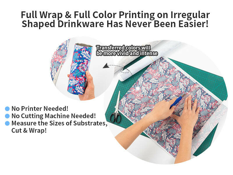 Hydro Sublimation Transfer Sheets - 15" x 40' - Craft Express -