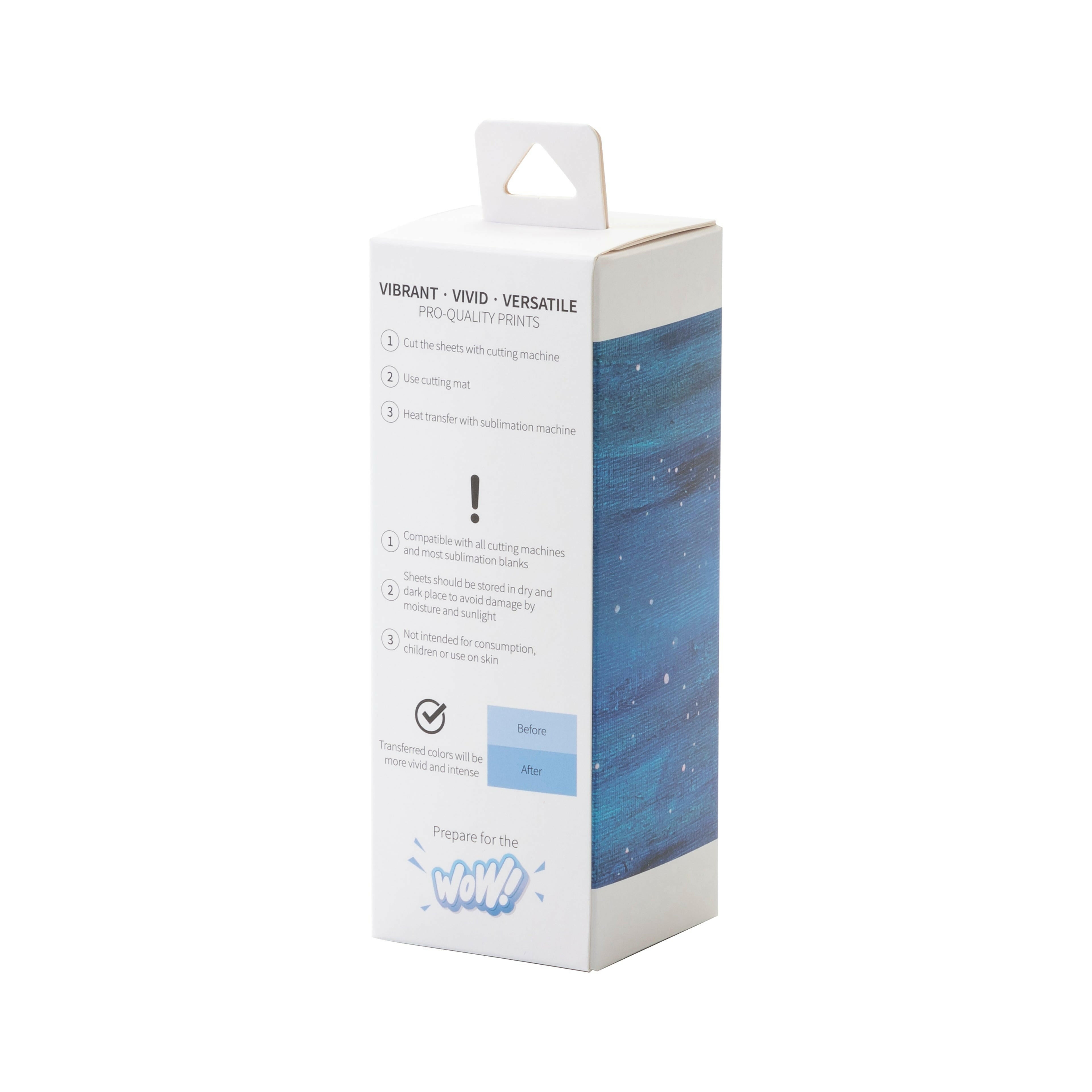4.5" x 12" Sublimation Transfer Sheets - 4 Pack - Craft Express -