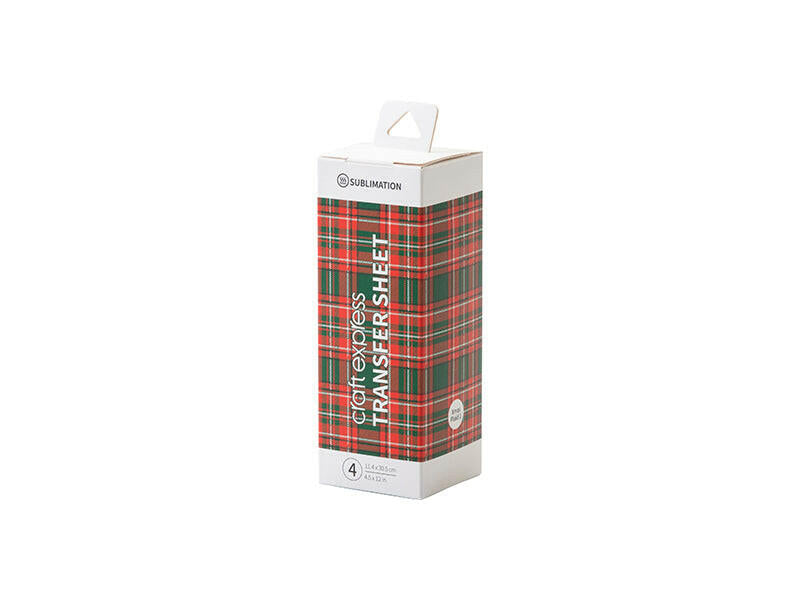 4.5" x 12" Sublimation Transfer Sheets - 4 Pack - Craft Express -