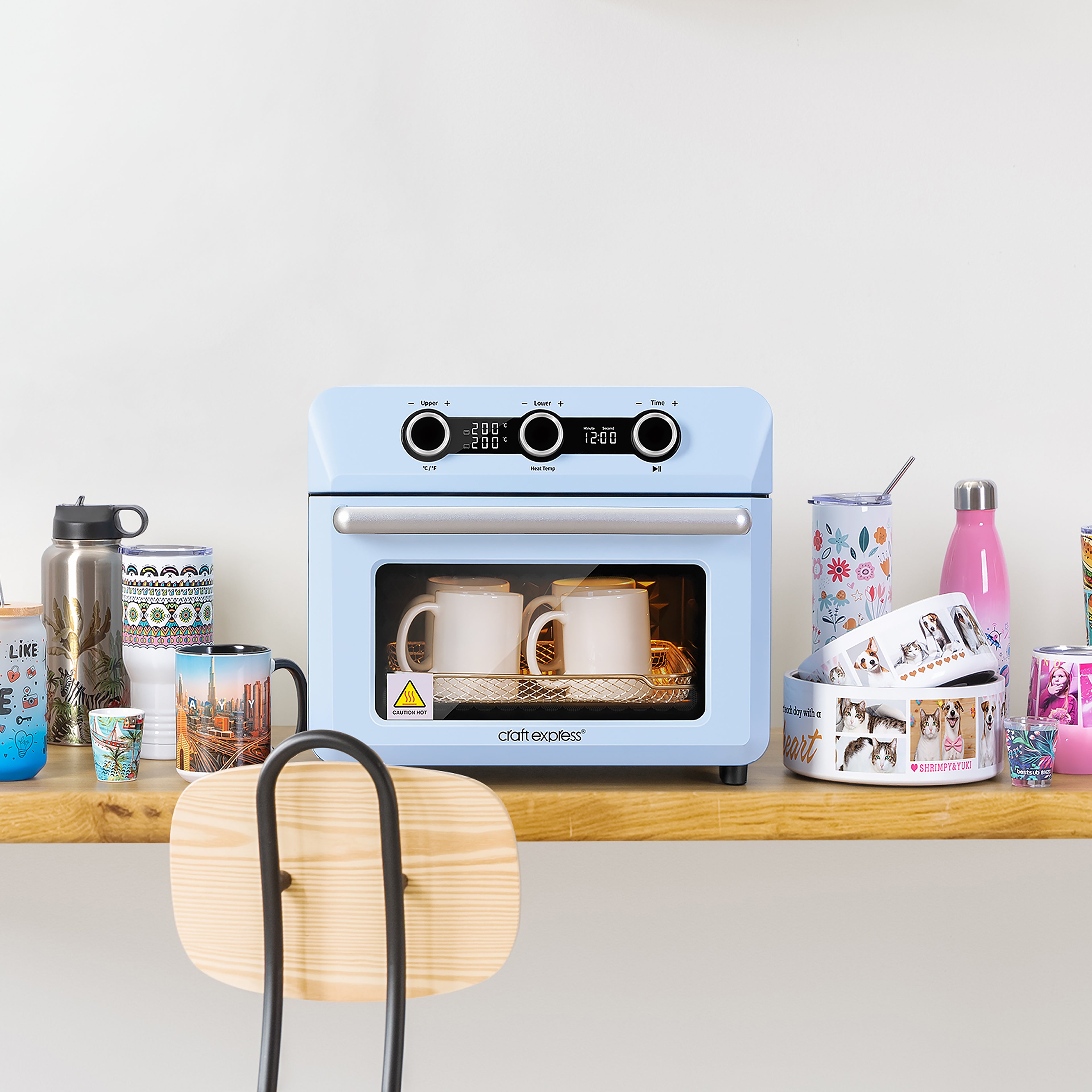 Craft Express Elite Sublimation Oven – 25L for Tumblers, Mugs & More