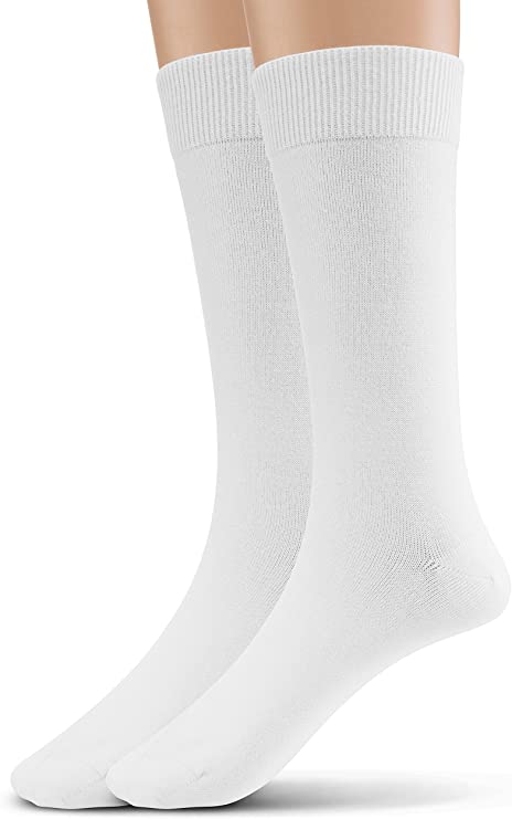 Craft Express 1 Pair 17" Sublimation Tube Socks – White Polyester