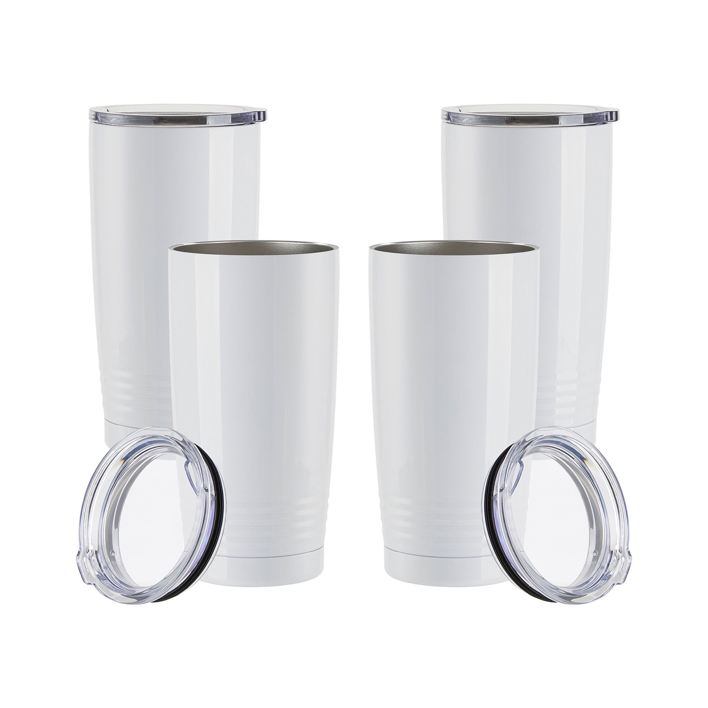 20oz Stainless Steel Tumbler w/handle – Krafty Cups 4 U