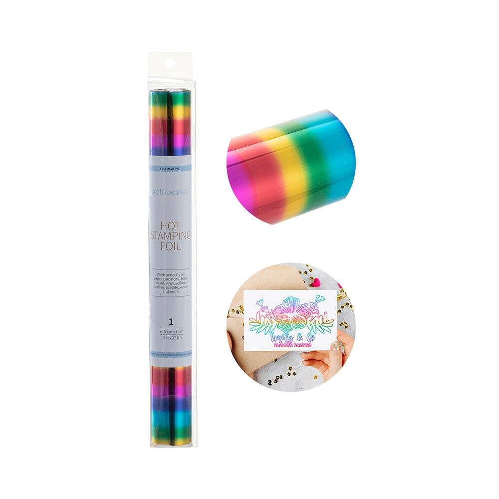 12" x 396" Hot Stamping Foil Rolls - Craft Express -