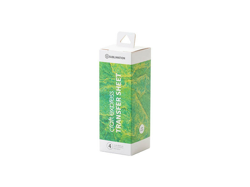 Craft Express 4 Pack 4.5x12 Sublimation Transfer Sheets.