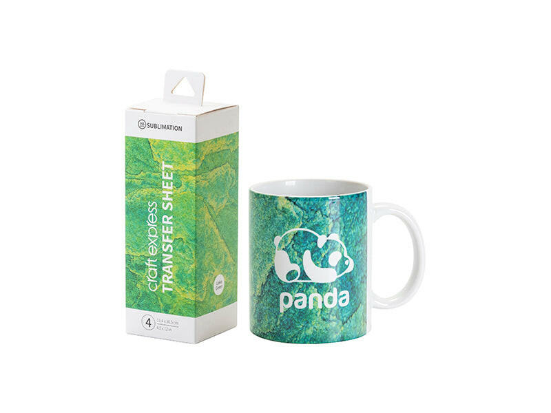Craft Express 4 Pack 4.5x12 Sublimation Transfer Sheets.