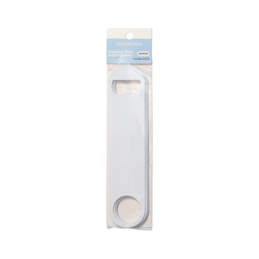 Craft Express 4 Pack White Bottle Opener- Retail Ready