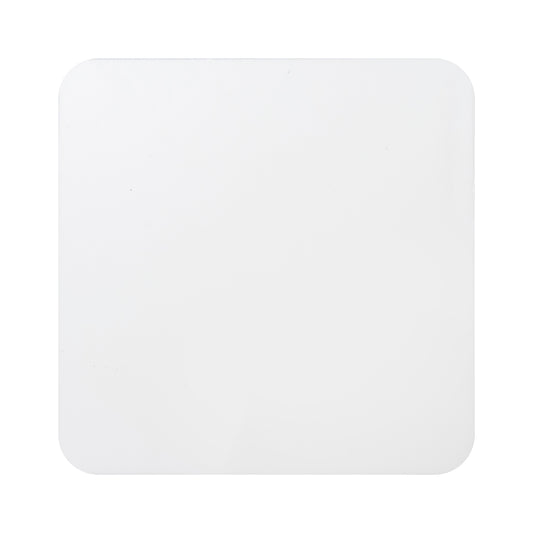 Craft Express 4 Pack White Square Coaster - Retail Ready