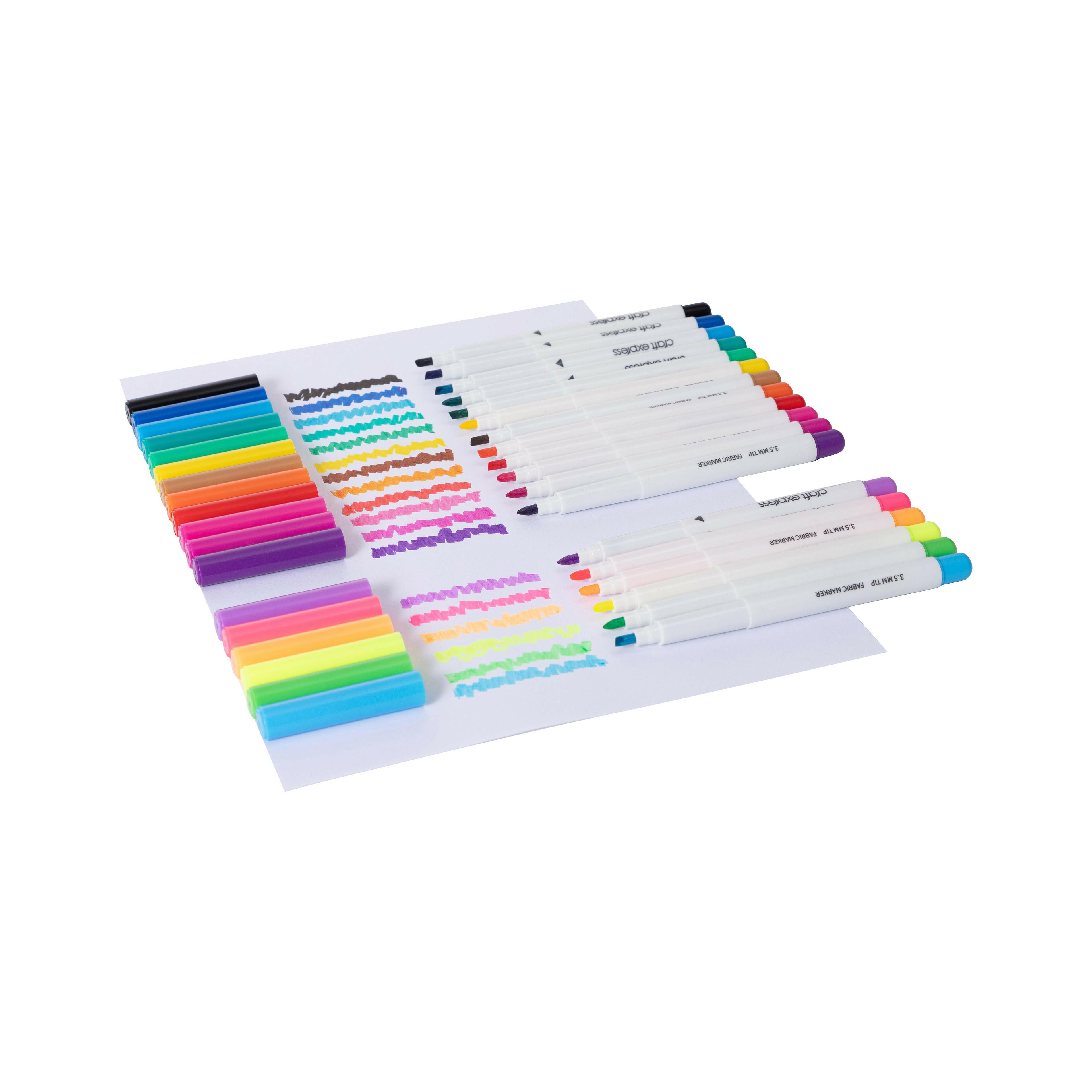 Assorted Colors Joy Sublimation Markers - 18 Pack.