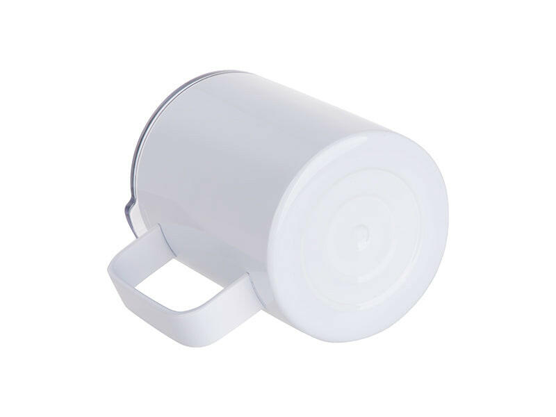 10 oz Stainless Steel Coffee Cup 4-Pack – White Sublimation-Ready Mugs - Craft Express - 