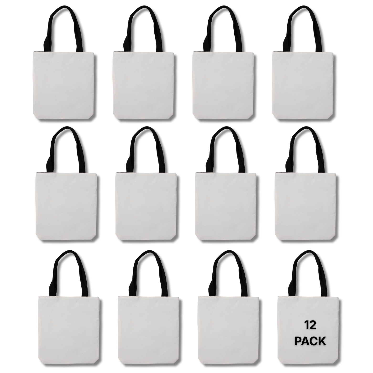 Craft Express Linen Sublimation Tote Bags – 15"x16"