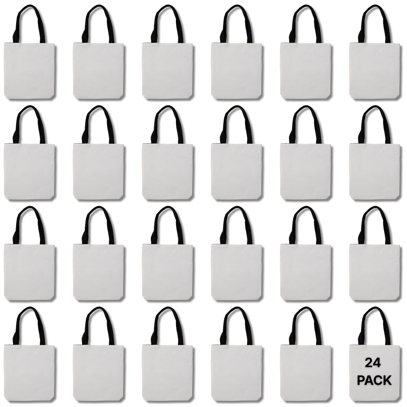 Craft Express Linen Sublimation Tote Bags – 15"x16"