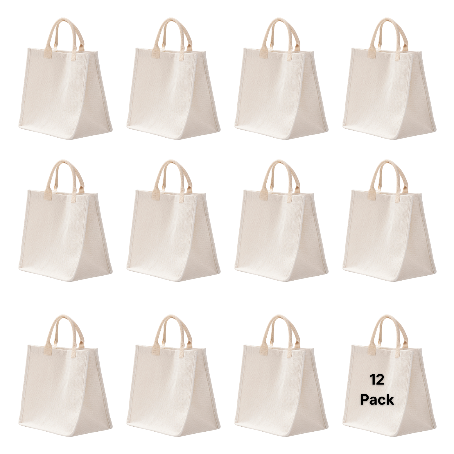 Craft Express Linen Shopping Bag for Sublimation & Custom Designs, 15" x 16"