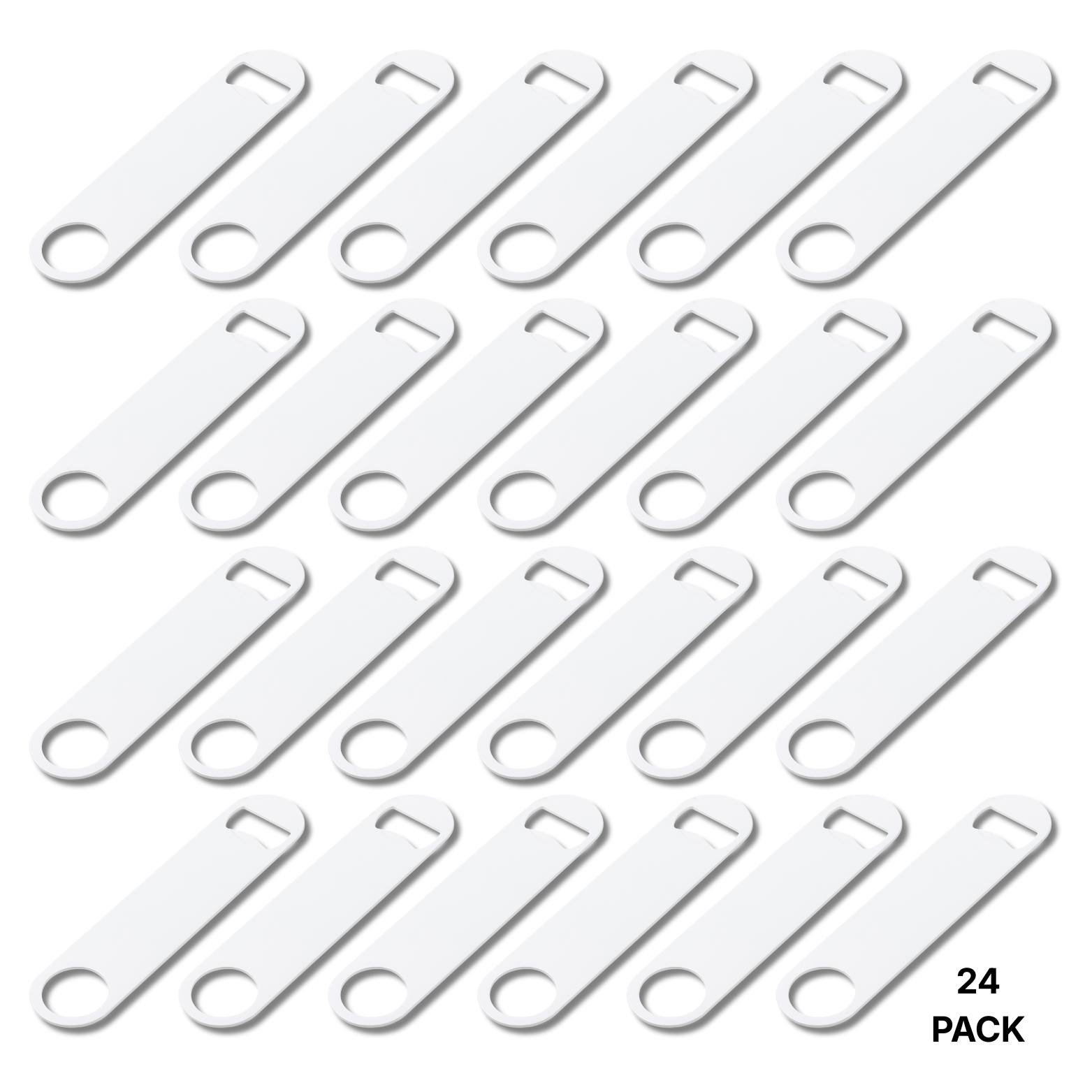 Craft Express White Bottle Openers,  Sublimation Bar Tool Blanks