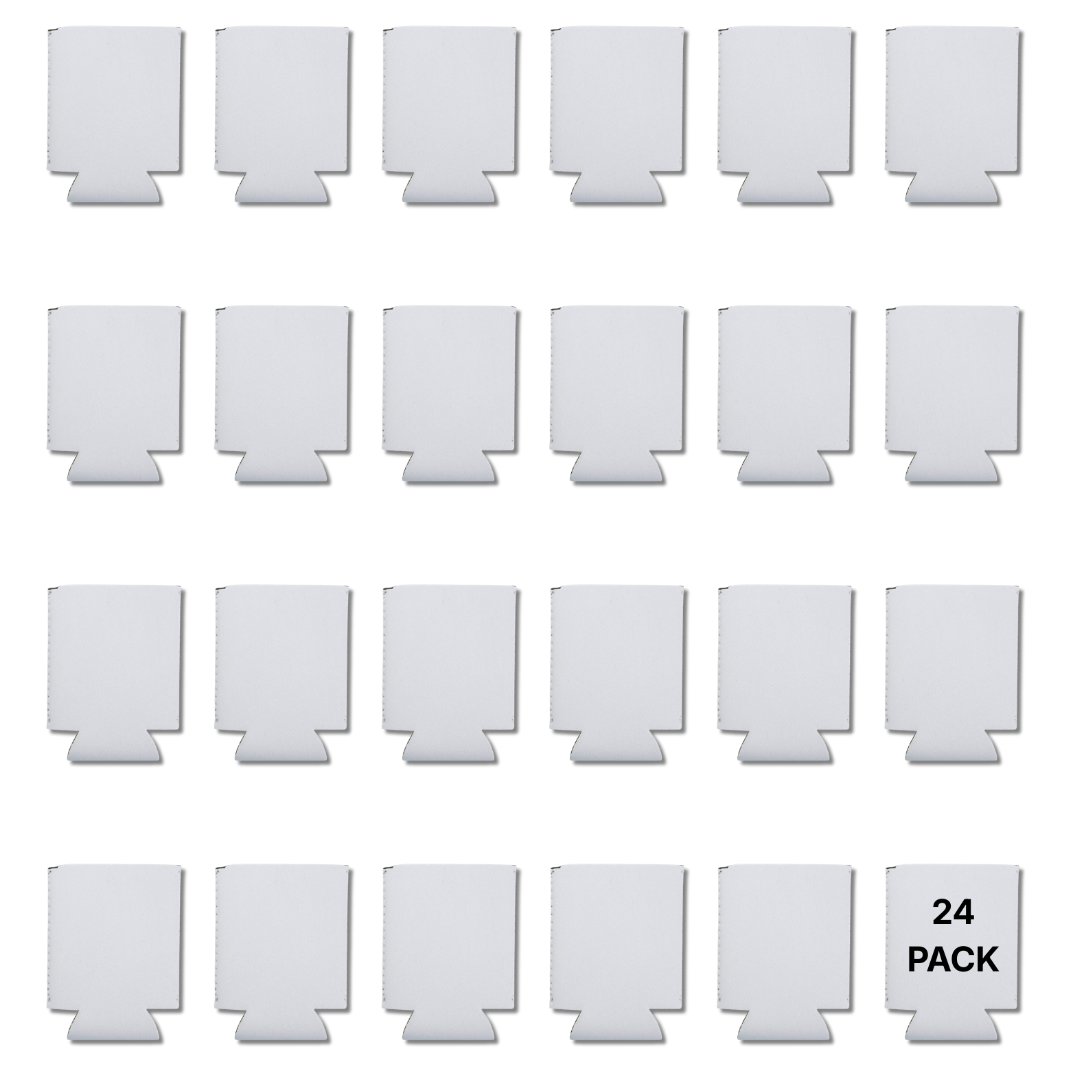 Craft Express Sublimation Neoprene Can Coolers – 12oz White