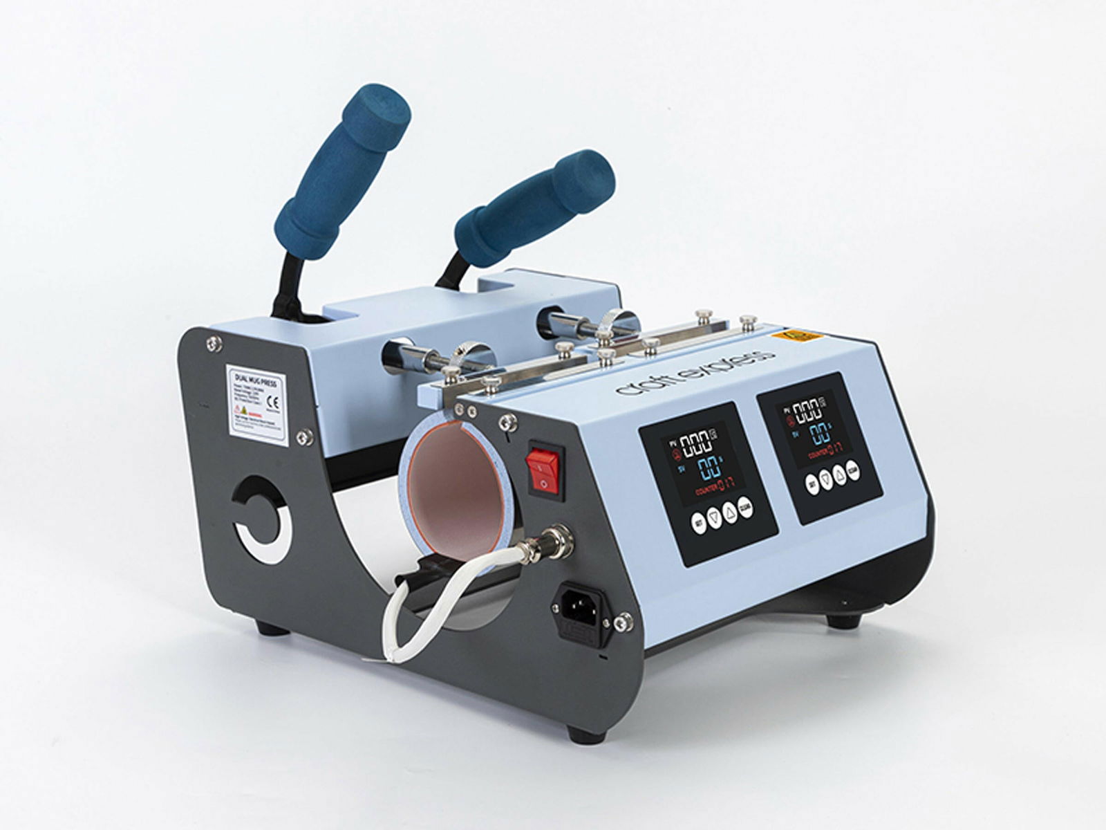 3-in-1 Two Station Mug Press Press - Craft Express