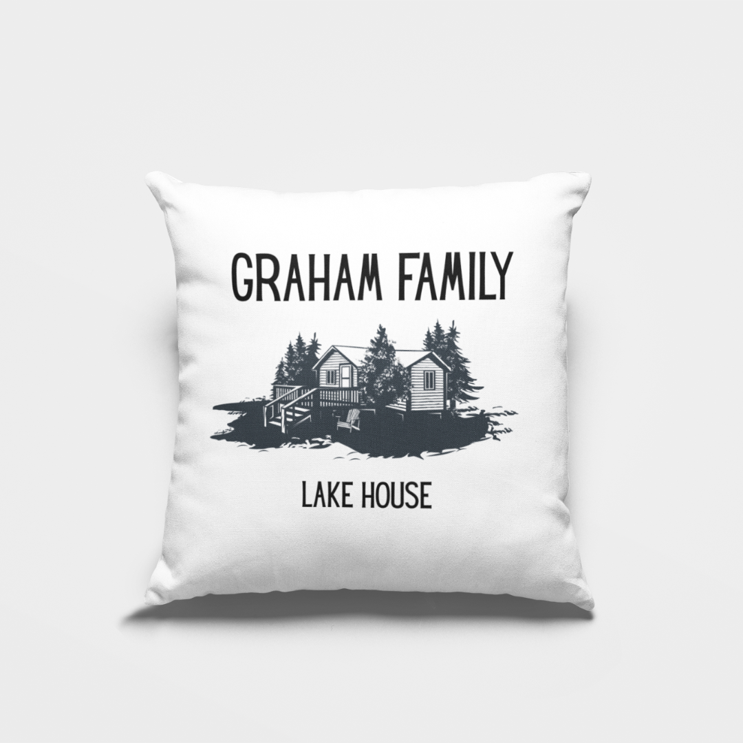 Craft Express Digital Project Card – Lakehouse Pillow with Custom Family Name