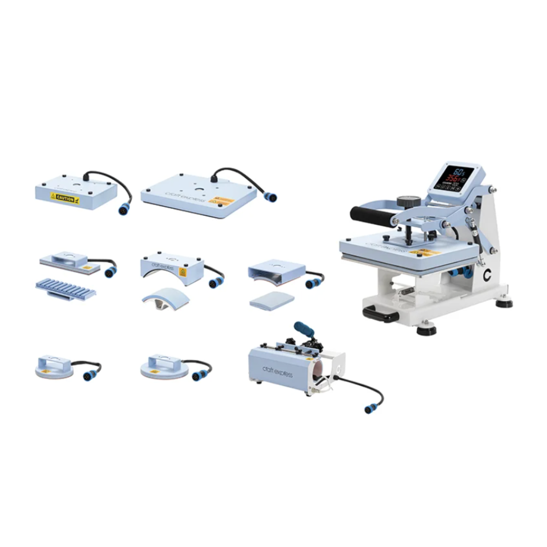 Craft Hobby Combo Heat Press 8 in 1