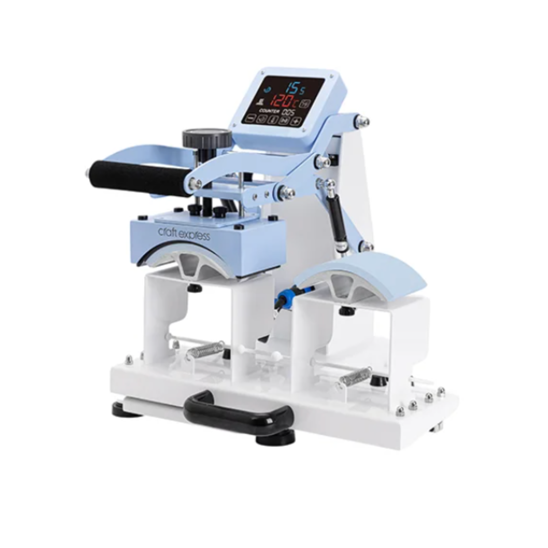 Craft Express 3 in 1 Two Station Combo Press(Cap,Pen&Label)