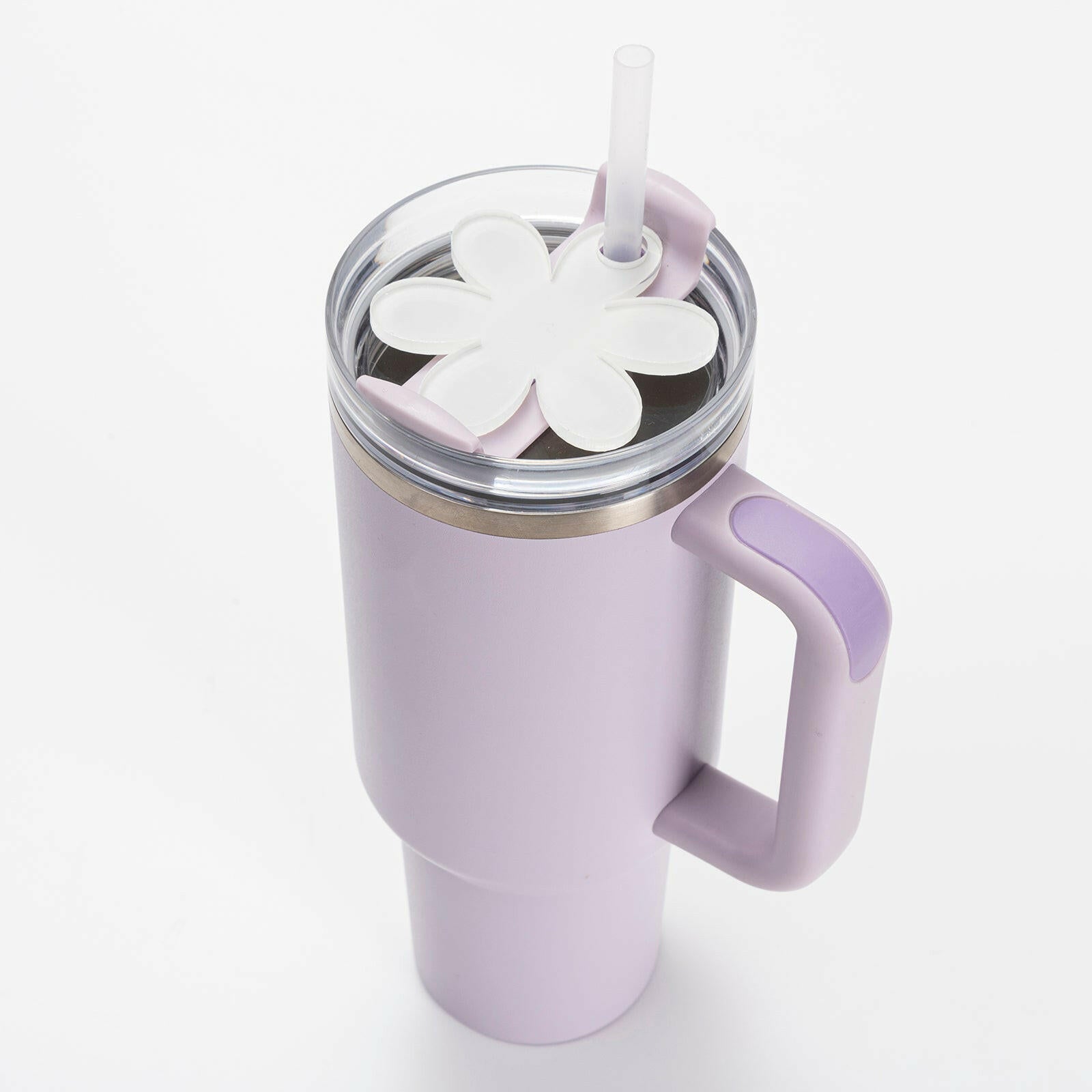 40oz Tumbler Acrylic Flower Sublimation Name Tag - 10 Pack.