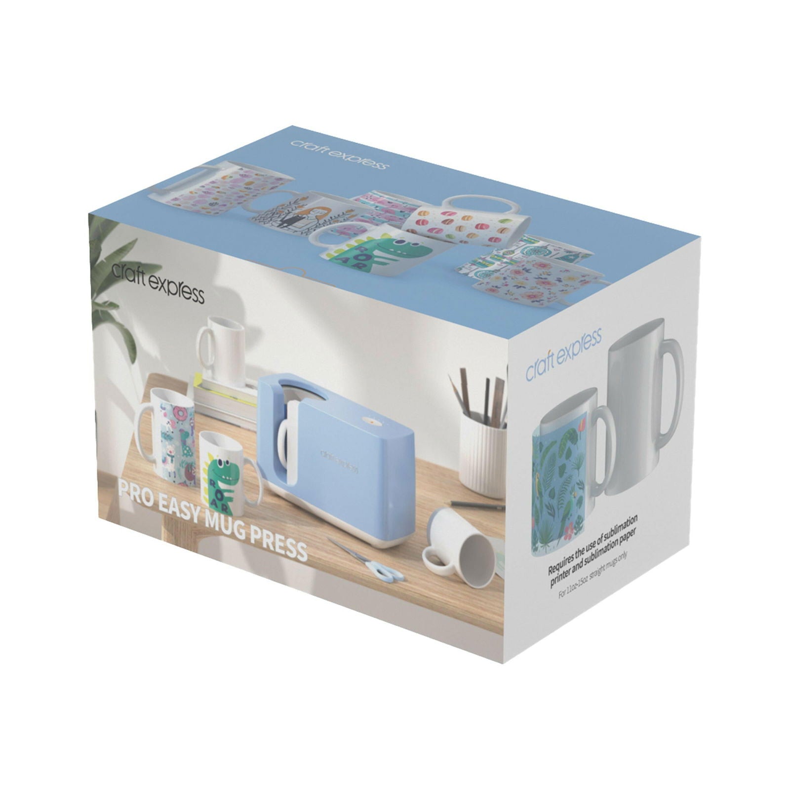 Automatic Mug Press Pacific Blue - Craft Express -  - Automatic Mug Press Pacific Blue - Craft Express - 