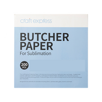 Craft Express Protective Butcher Paper – 200 Pack for Sublimation Heat Pressing.