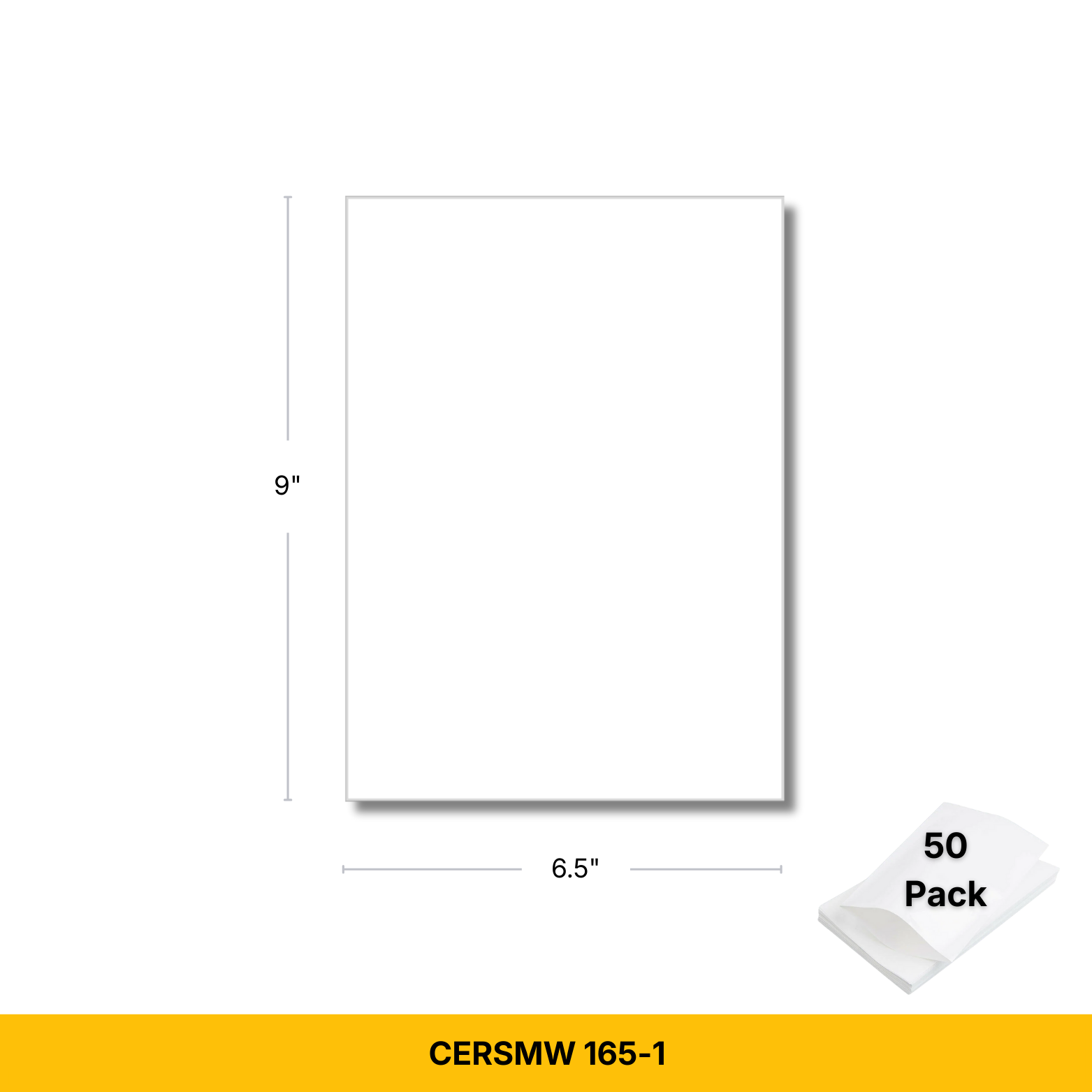 Craft Express 50 Pack Sublimation Shrink Film Sheets – Heat Wraps for Irregular Blanks
