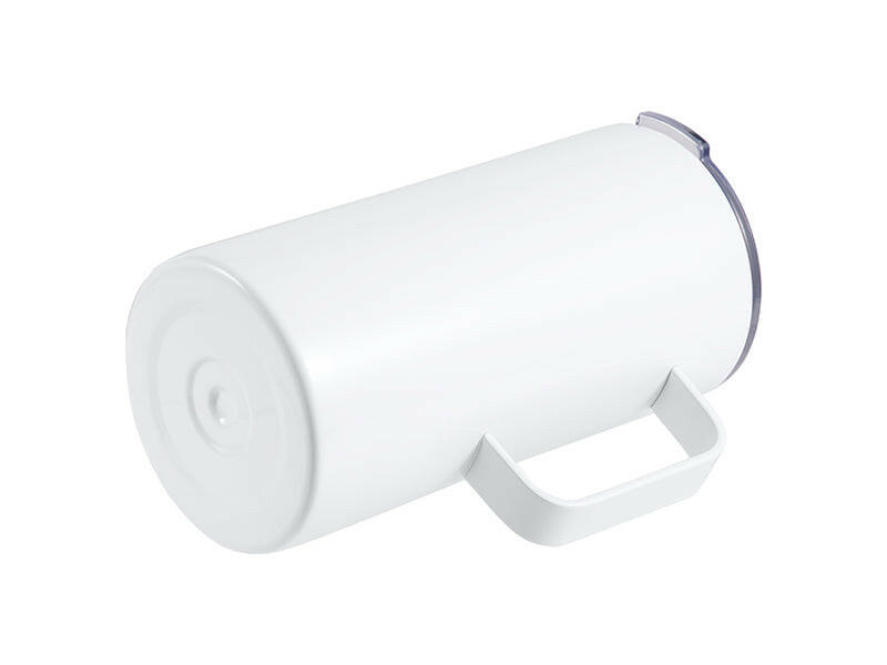Craft Express 4 Pack 20oz Stainless Steel Sublimation Handled Mugs with Slide Lids - Craft Express
