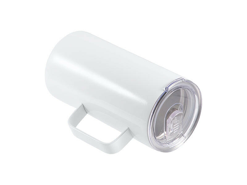 Craft Express 4 Pack 20oz Stainless Steel Sublimation Handled Mugs with Slide Lids - Craft Express