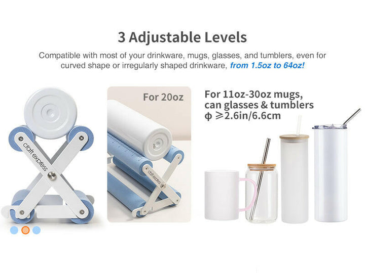 Craft Express Adjustable Tumbler Cradle - Craft Express
