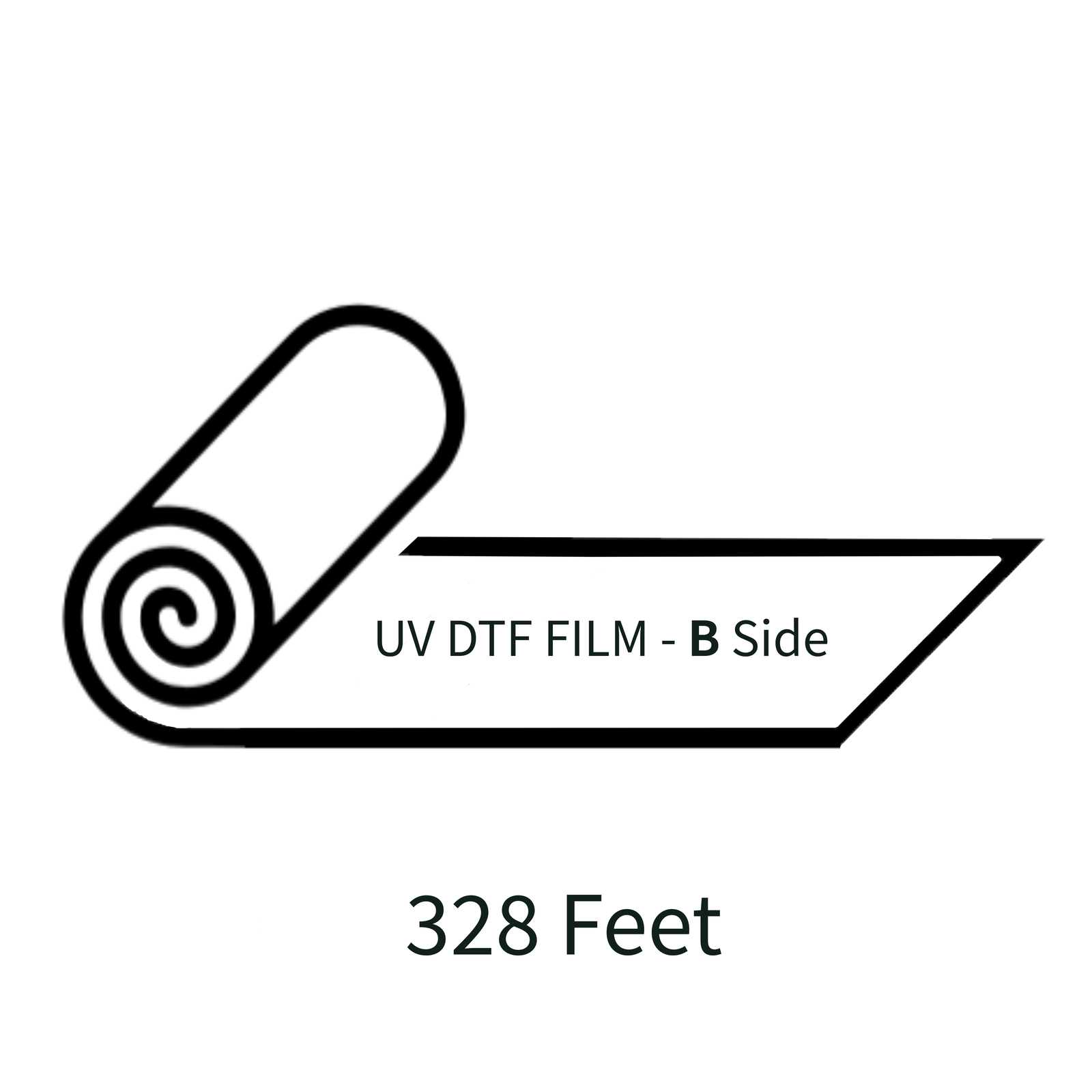 Craft Express UV DTF Transfer Film – 328 Feet Roll for High-Quality UV Printing - Craft Express - 