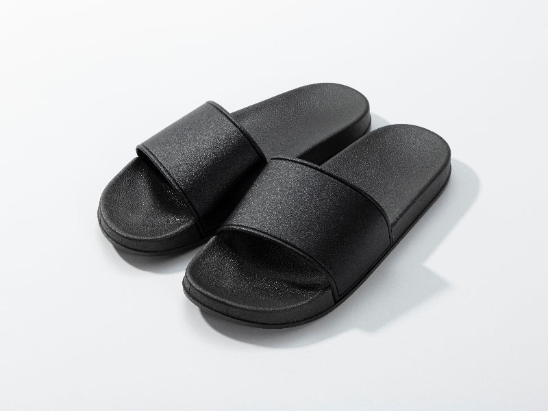 Craft Express Black DTF Sliders – Adult Size Customizable Slide Sandals